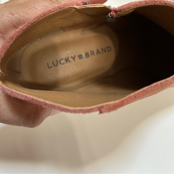 Lucky Brand Brielley 2 Suede Ankle Boots - Picture 3 of 14